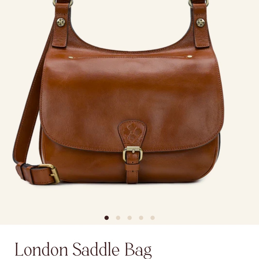 Patricia Nash Tan Leather Shoulder Bag